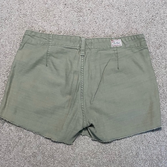 Vintage green jean shorts - Picture 3 of 4